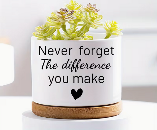 Pot Planters Positive Vibes